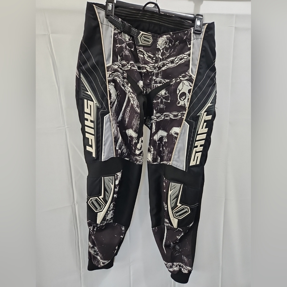 Shift Motocross Pants Men's 30 Black Advanced Racing Technology Mach Motorcycle